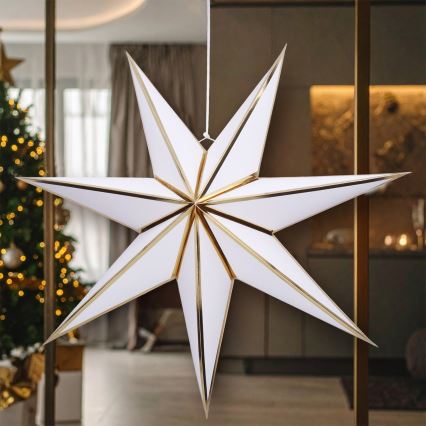 Brilagi - Estrela decorativa de Natal LED/2xAA