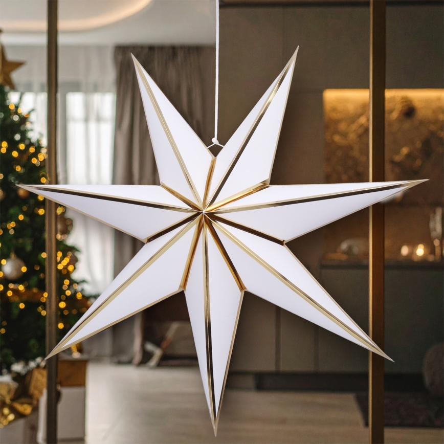 Brilagi - Estrela decorativa de Natal LED/2xAA