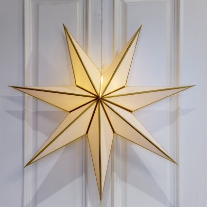 Brilagi - Estrela decorativa de Natal LED/2xAA