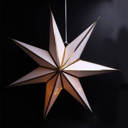 Brilagi - Estrela decorativa de Natal LED/2xAA