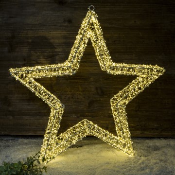 Brilagi - Estrela decorativa de Natal LED para exterior LED/6W/230V IP44