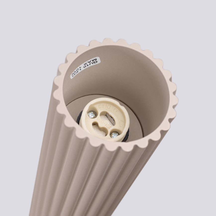 Brilagi - Foco CRESTO 1xGU10/10W/230V 20 cm taupe