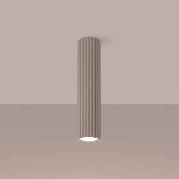 Brilagi - Foco CRESTO 1xGU10/10W/230V 30 cm taupe