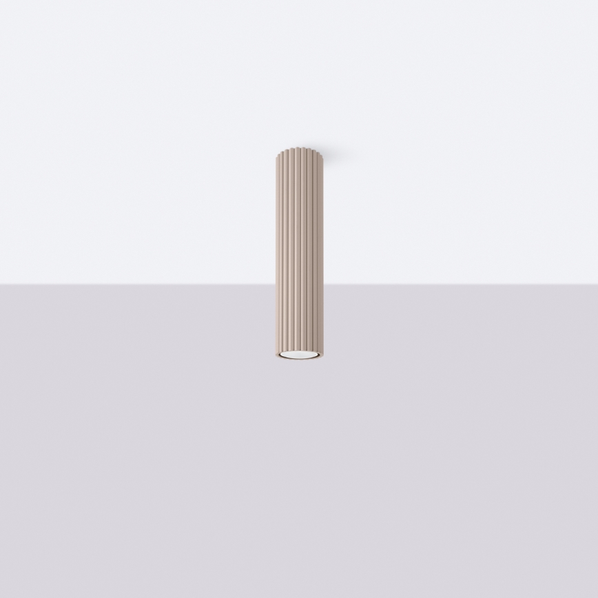 Brilagi - Foco CRESTO 1xGU10/10W/230V 30 cm taupe