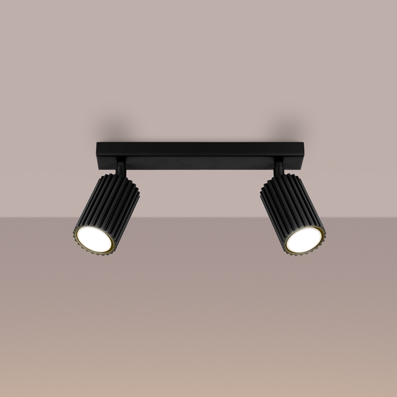 Brilagi - Foco CRESTO 2xGU10/10W/230V preto