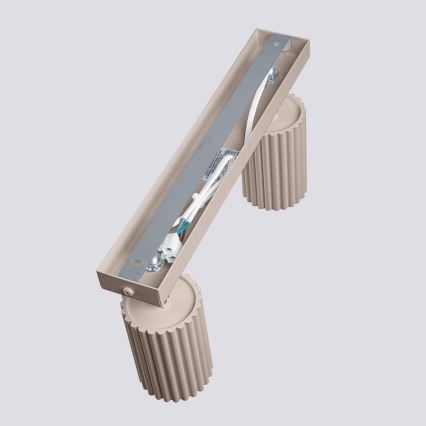 Brilagi - Foco CRESTO 2xGU10/10W/230V taupe