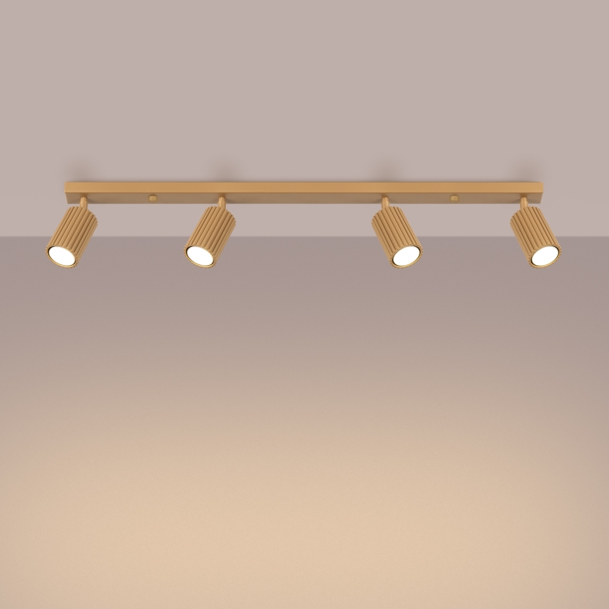 Brilagi - Foco CRESTO 4xGU10/10W/230V dourado
