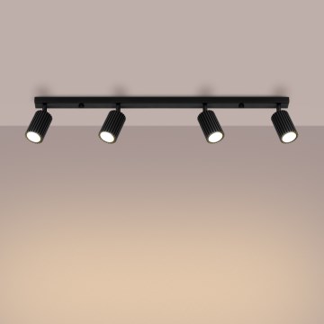 Brilagi - Foco CRESTO 4xGU10/10W/230V preto