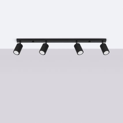 Brilagi - Foco CRESTO 4xGU10/10W/230V preto
