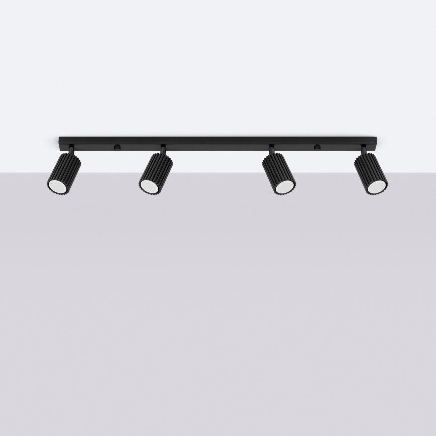 Brilagi - Foco CRESTO 4xGU10/10W/230V preto