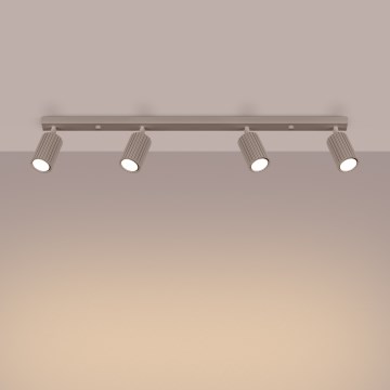 Brilagi - Foco CRESTO 4xGU10/10W/230V taupe