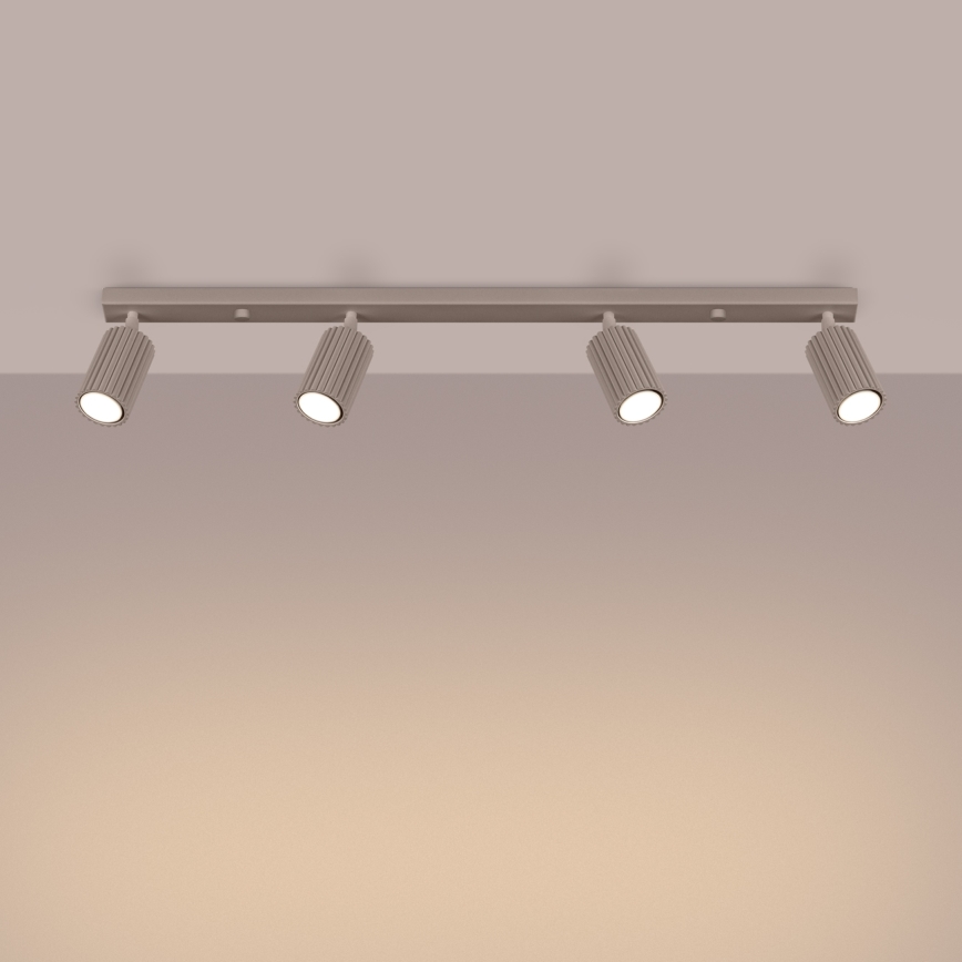 Brilagi - Foco CRESTO 4xGU10/10W/230V taupe