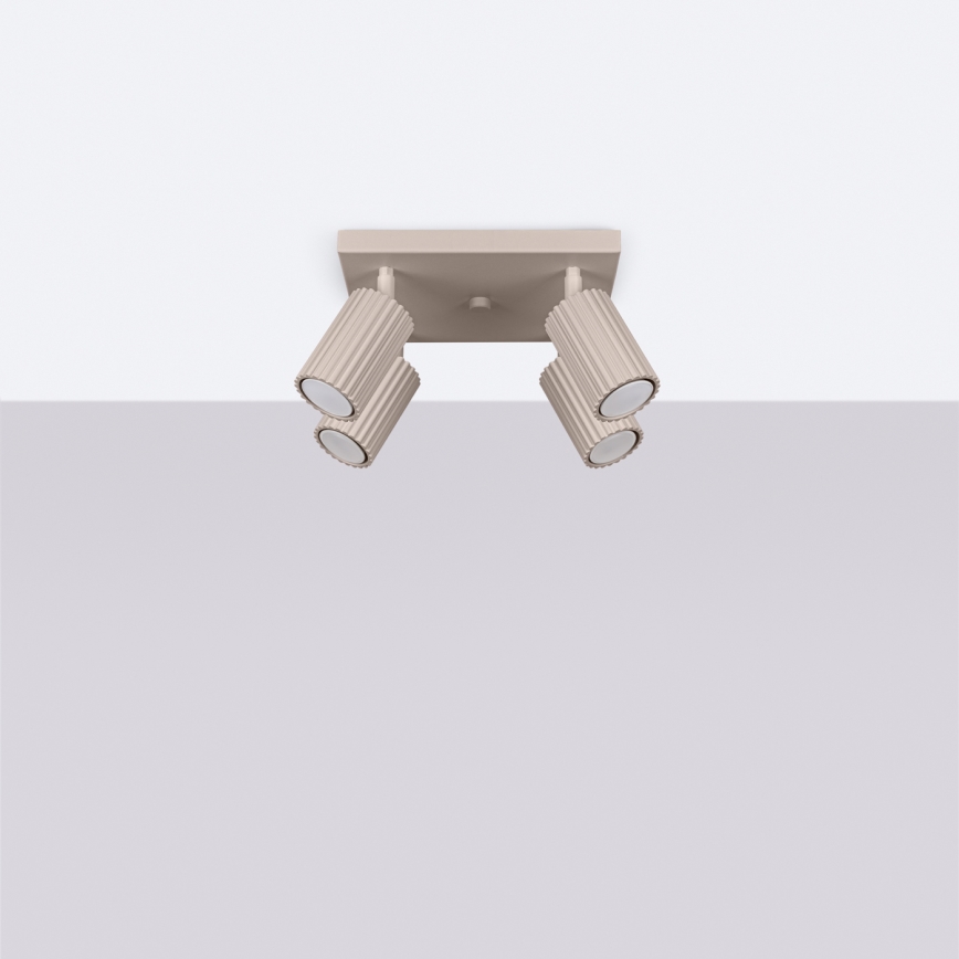 Brilagi - Foco CRESTO 4xGU10/10W/230V taupe