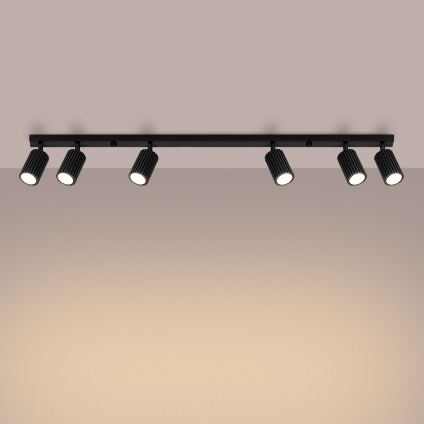 Brilagi - Foco CRESTO 6xGU10/10W/230V preto