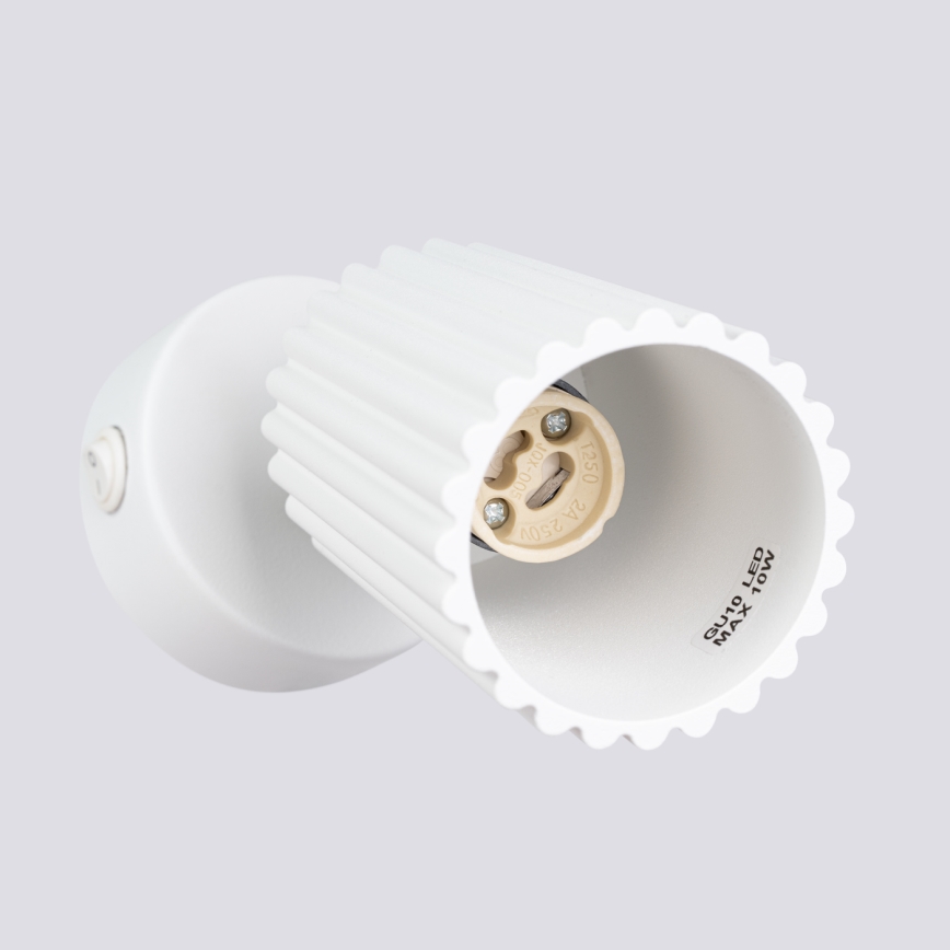 Brilagi - Foco de parede CRESTO 1xGU10/10W/230V branco