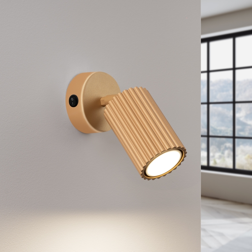 Brilagi - Foco de parede CRESTO 1xGU10/10W/230V dourado