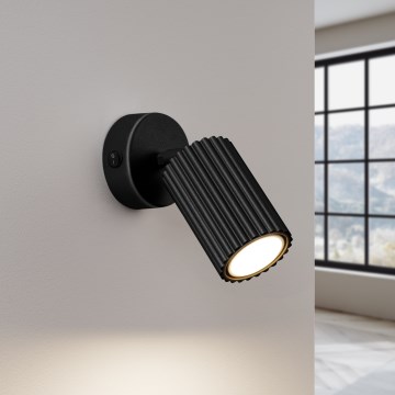 Brilagi - Foco de parede CRESTO 1xGU10/10W/230V preto