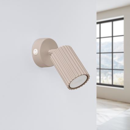 Brilagi - Foco de parede CRESTO 1xGU10/10W/230V taupe