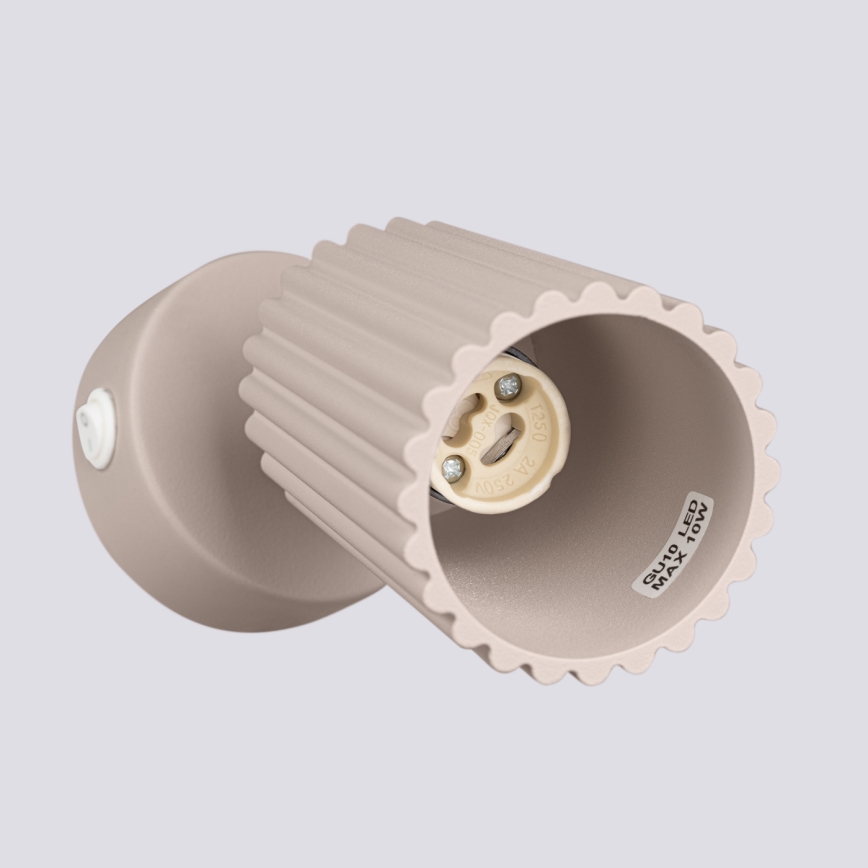 Brilagi - Foco de parede CRESTO 1xGU10/10W/230V taupe