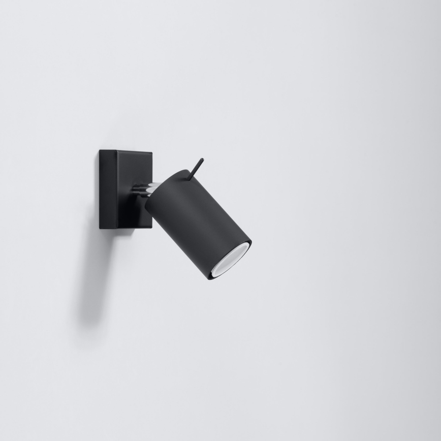 Brilagi -  Foco de parede LED ASMUS 1xGU10/7W/230V preto