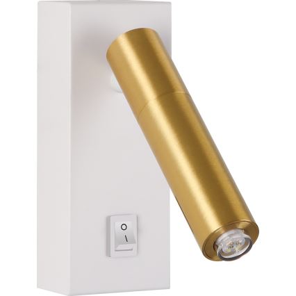 Brilagi - Foco de parede LED com regulação MAYA 1xG9/4W/230V branco/dourado 2700-6500K Wi-Fi Tuya