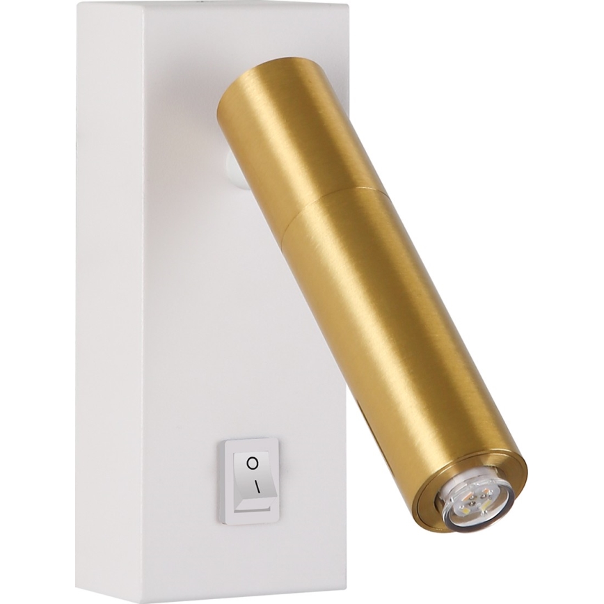 Brilagi - Foco de parede LED com regulação MAYA 1xG9/4W/230V branco/dourado 2700-6500K Wi-Fi Tuya