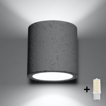 Brilagi -  Foco de parede LED FRIDA 1xG9/3,5W/230V betão