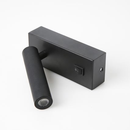 Brilagi - Foco de parede LED MAYA LED/3W/230V 4000K preto