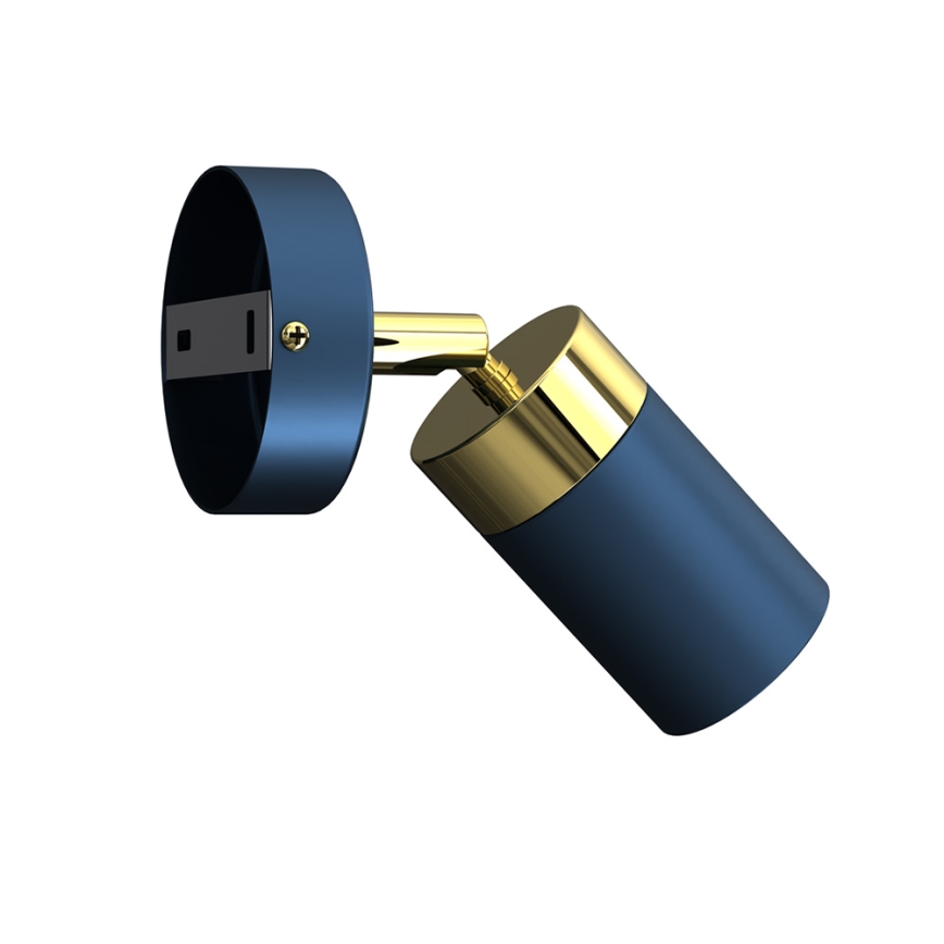Brilagi - Foco de parede POKER 1xGU10/25W/230V azul/dourado