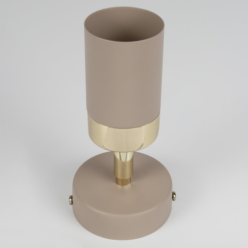 Brilagi - Foco de parede POKER 1xGU10/25W/230V bege/dourado