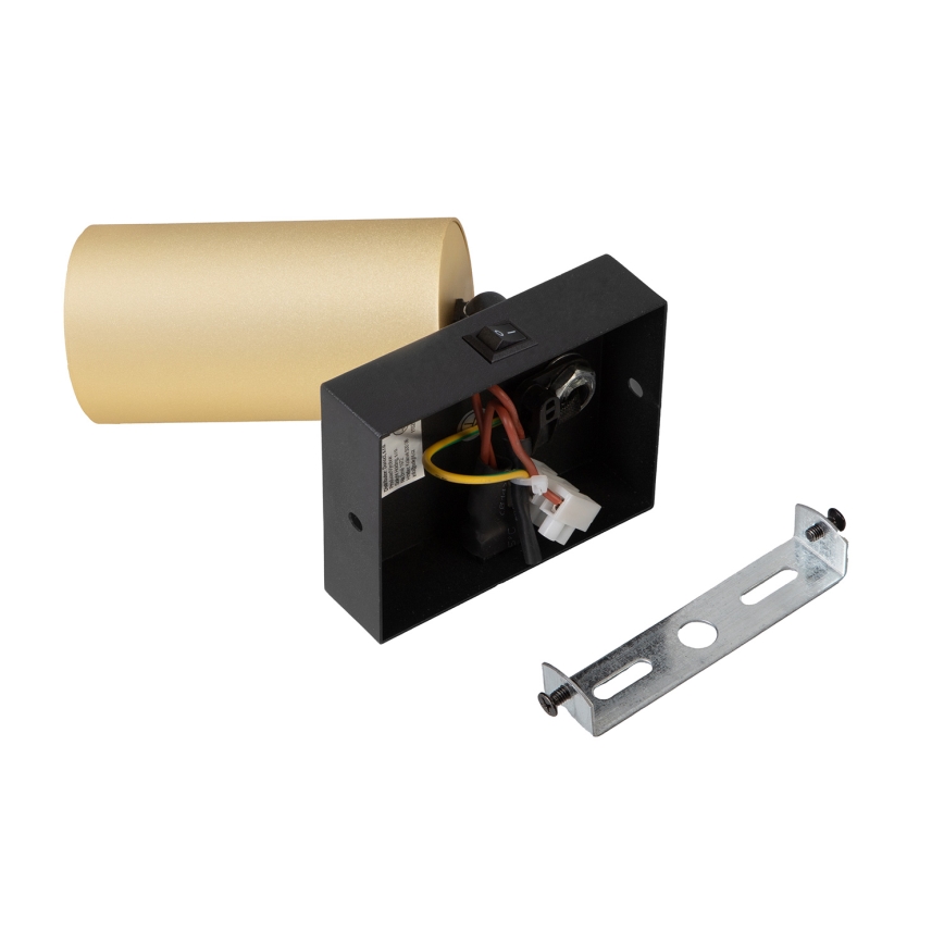 Brilagi - Foco de parede SELE 1xGU10/30W/230V preto/dourado