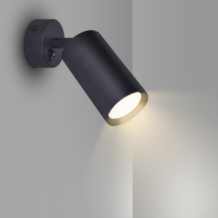 Brilagi - Foco de parede SELE 1xGU10/30W/230V preto