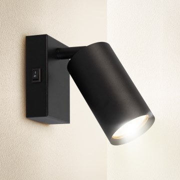 Brilagi - Foco de parede SELE 1xGU10/30W/230V preto