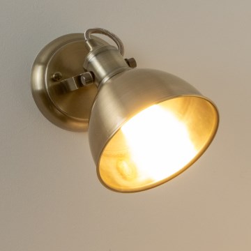 Brilagi - Foco de parede TECHNO 1xE27/60W/230V bronze