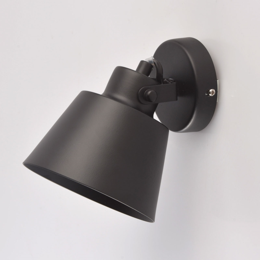 Brilagi - Foco de parede TECHNO 1xE27/60W/230V preto