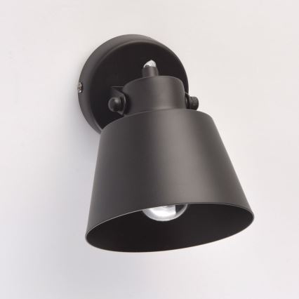 Brilagi - Foco de parede TECHNO 1xE27/60W/230V preto