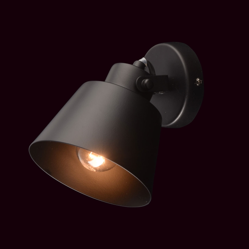 Brilagi - Foco de parede TECHNO 1xE27/60W/230V preto
