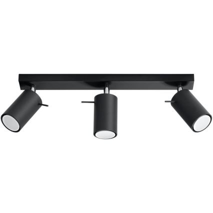 Brilagi -  Foco LED ASMUS 3xGU10/7W/230V preto