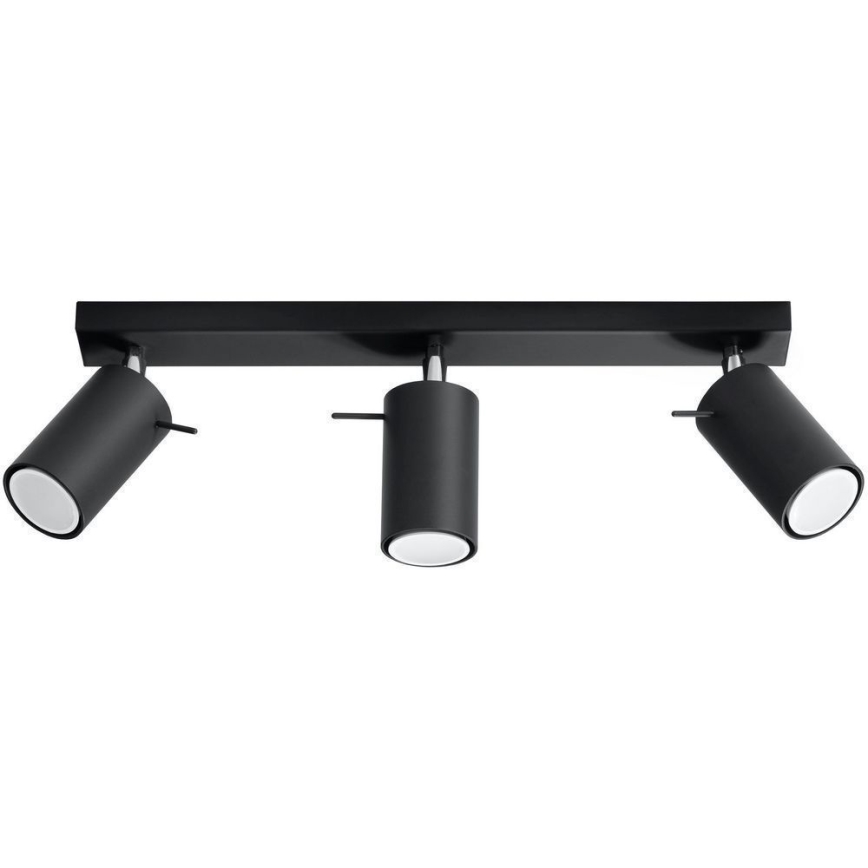 Brilagi -  Foco LED ASMUS 3xGU10/7W/230V preto