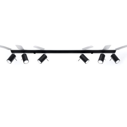 Brilagi -  Foco LED ASMUS 6xGU10/7W/230V preto