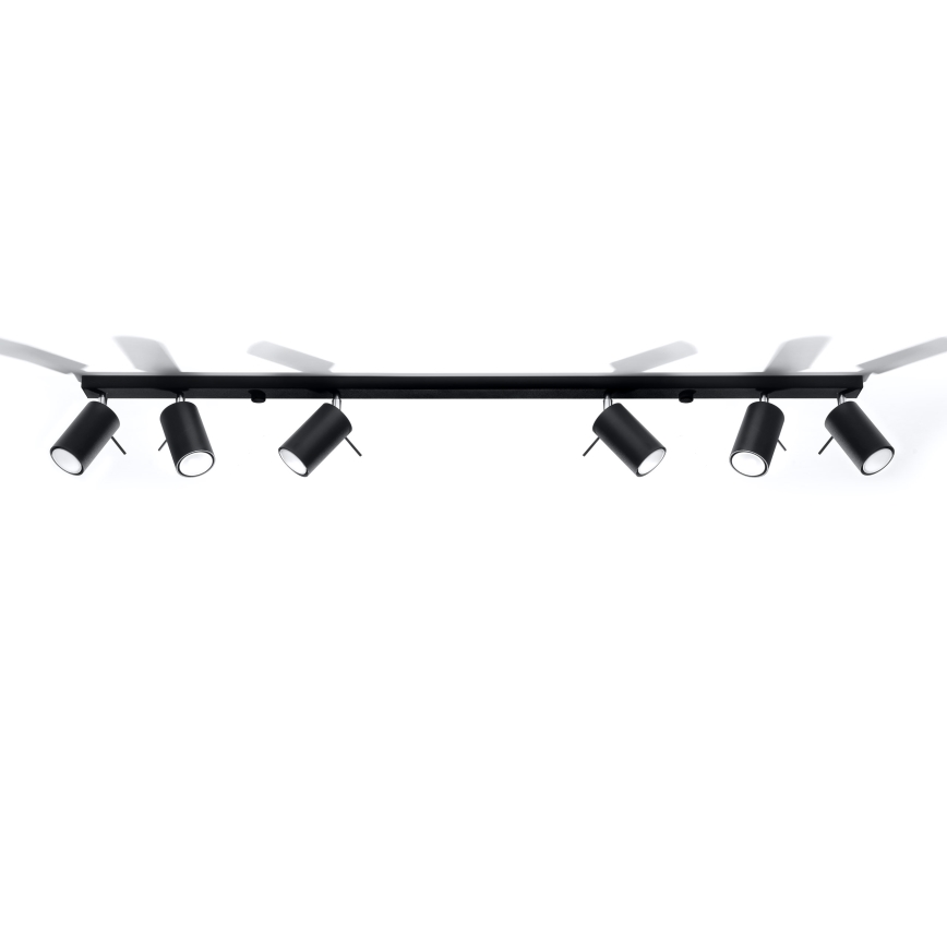 Brilagi -  Foco LED ASMUS 6xGU10/7W/230V preto