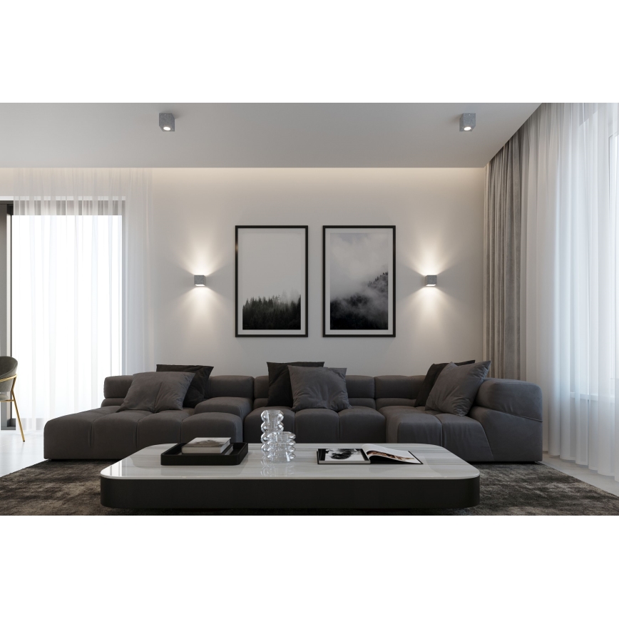 Brilagi -  Foco LED MURO 1xGU10/7W/230V betão