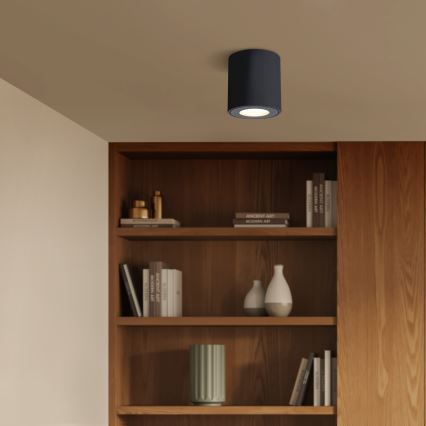 Brilagi - Foco para casa de banho MIA 1xGU10/30W/230V 84x80 mm preto IP54