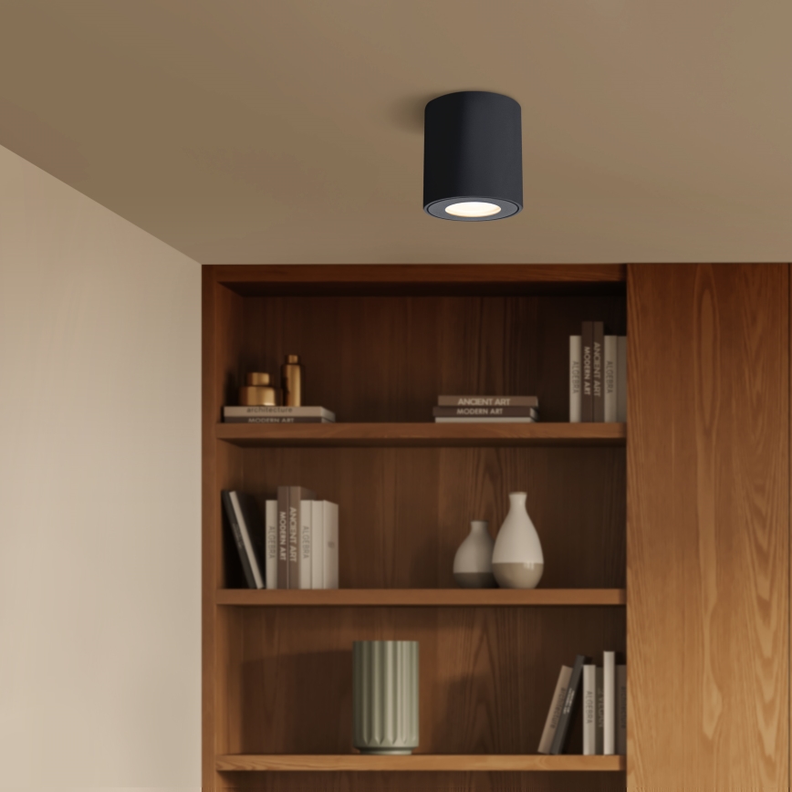 Brilagi - Foco para casa de banho MIA 1xGU10/30W/230V 84x80 mm preto IP54