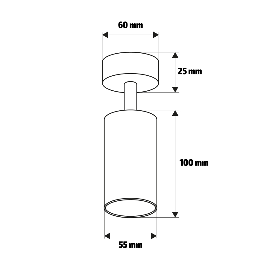 Brilagi - Foco para casa de banho SELE 1xGU10/30W/230V IP44 prateado