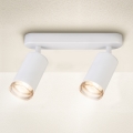 Brilagi - Foco para casa de banho SELE 2xGU10/30W/230V IP44 branco