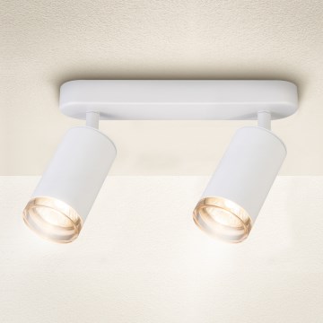 Brilagi - Foco para casa de banho SELE 2xGU10/30W/230V IP44 branco