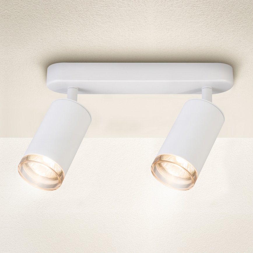Brilagi - Foco para casa de banho SELE 2xGU10/30W/230V IP44 branco