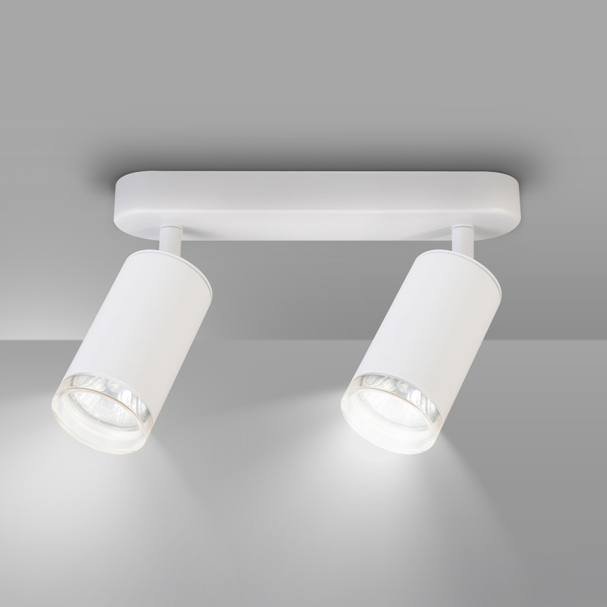Brilagi - Foco para casa de banho SELE 2xGU10/30W/230V IP44 branco