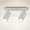 Brilagi - Foco para casa de banho SELE 2xGU10/30W/230V IP44 prateado